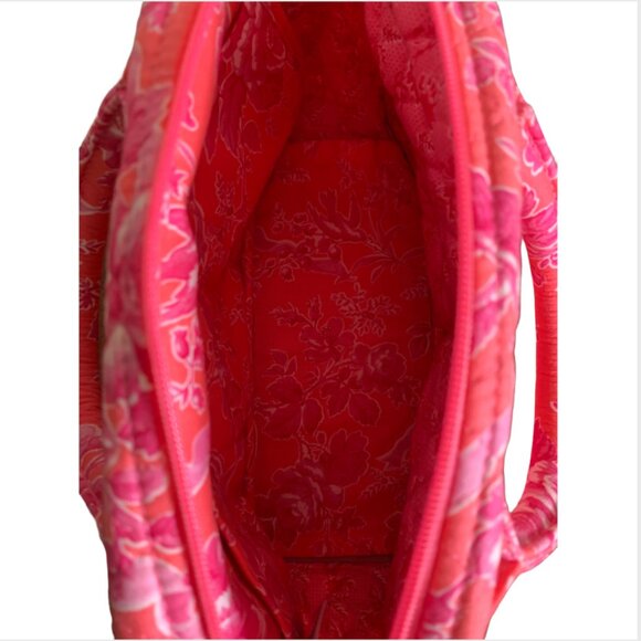 NWOT VERA BRADLEY Lola Handbag Pink Hope Toile Floral Print Rare/Retired Style - Picture 7 of 9